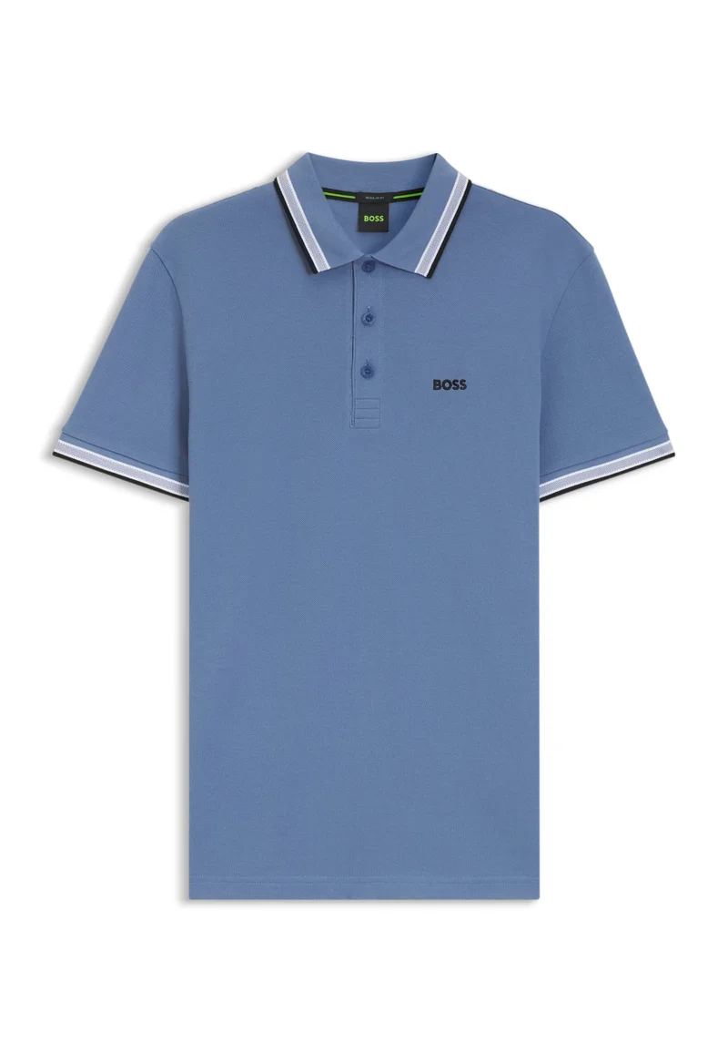 بوس Paddy polo shirt in cotton piqué
